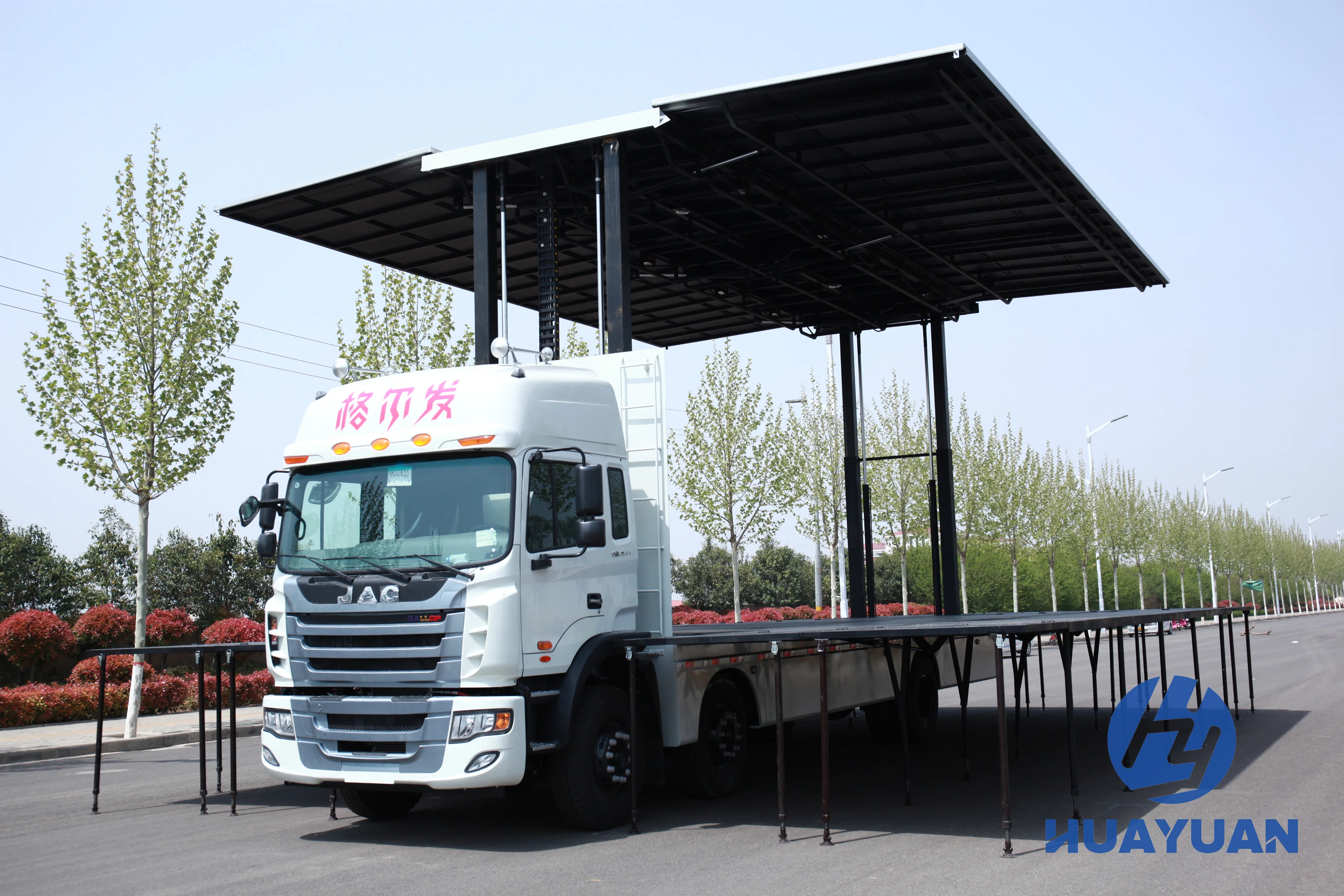  9 6 m JAC LED мобильный большой грузовик для дорожной рекламы сделано в