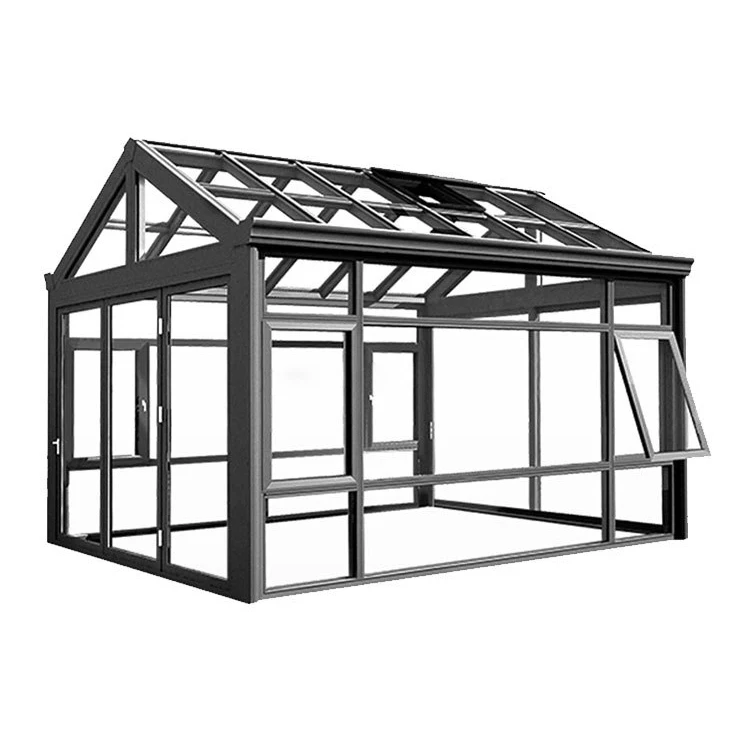 1 Set OEM Winter Patio Sun Rooms Aluminum Alloy Frame Garden Free Standing Sunroom