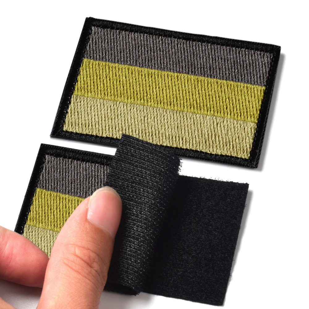 Custom set of 2 German Flag Embroidery Hook and Loop Patches Armband Helmet Patches Wholesale slimming patch