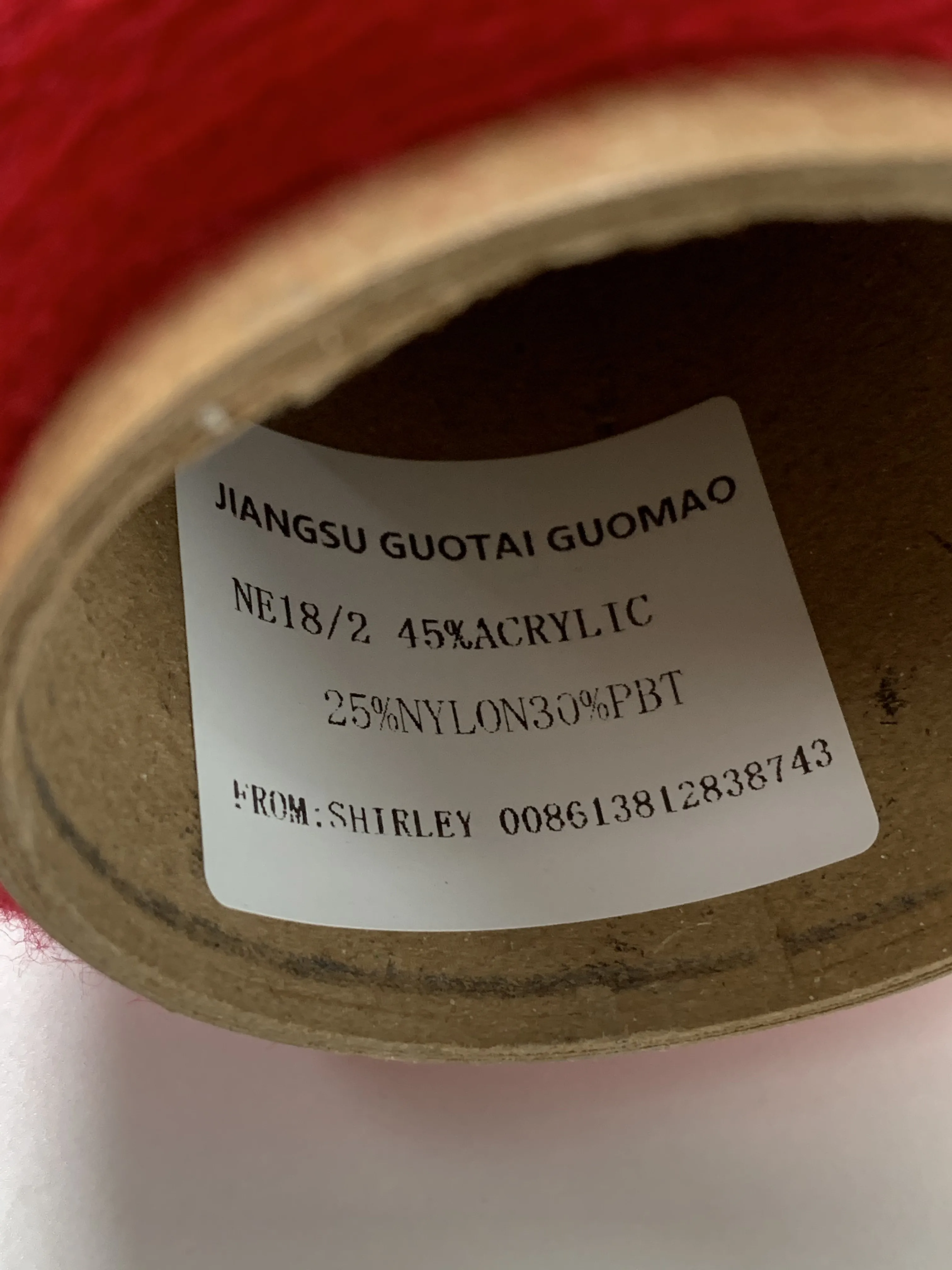 NE18/2 45%ACRYLIC 25%NYLON 30%PBT FANCY YARN HOT SALE