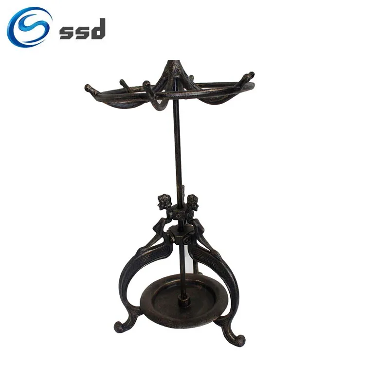 Antique Style Cast Iron Indoor Antique Umbrella Stand