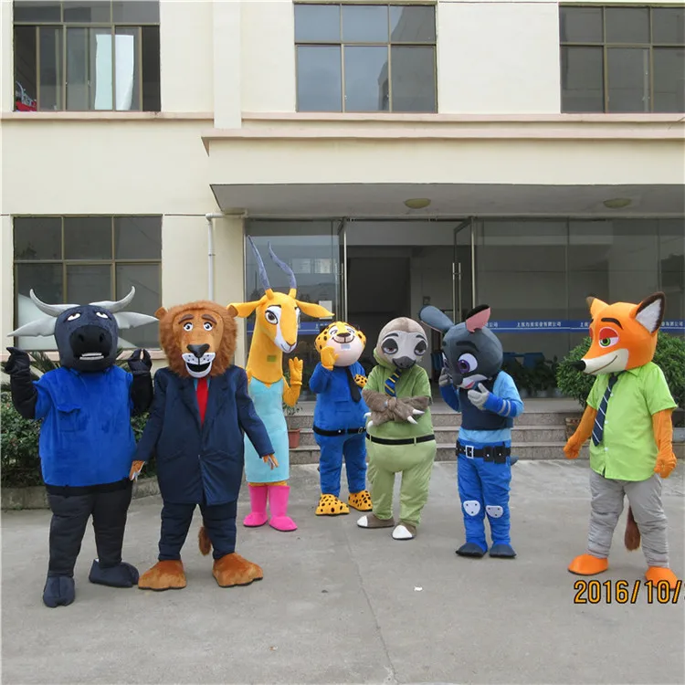 
Crazy animal mascot costume, fox costume animal mascot costume 