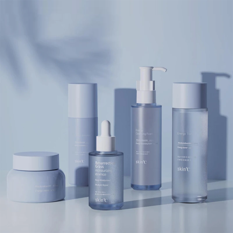 Customized Cosmetic Packaging Skin Care Bottle Set 15ml 100ml 250ml Essence Lotion PETG Bottle