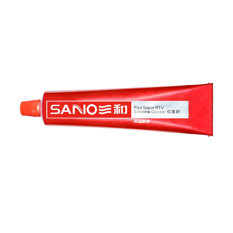 SANVO Custom 54g High Quality Automotive Adhesives Middle Red High-temp RTV Silicone Gasket Maker