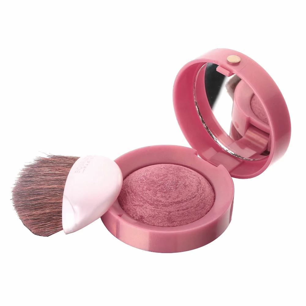 Party makeup cosmetics flesh pink baked cheek blush private label