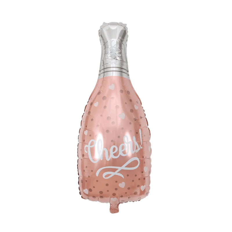 Champagne bottle series foil balloon wedding birthday party decorate Whisky wine glass beer glass  cheers bottle goblet balloon