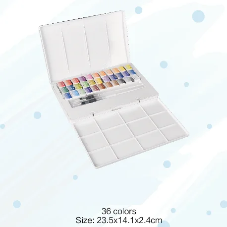 Professional 36Colors Aquarelle Watercolor Paint Set