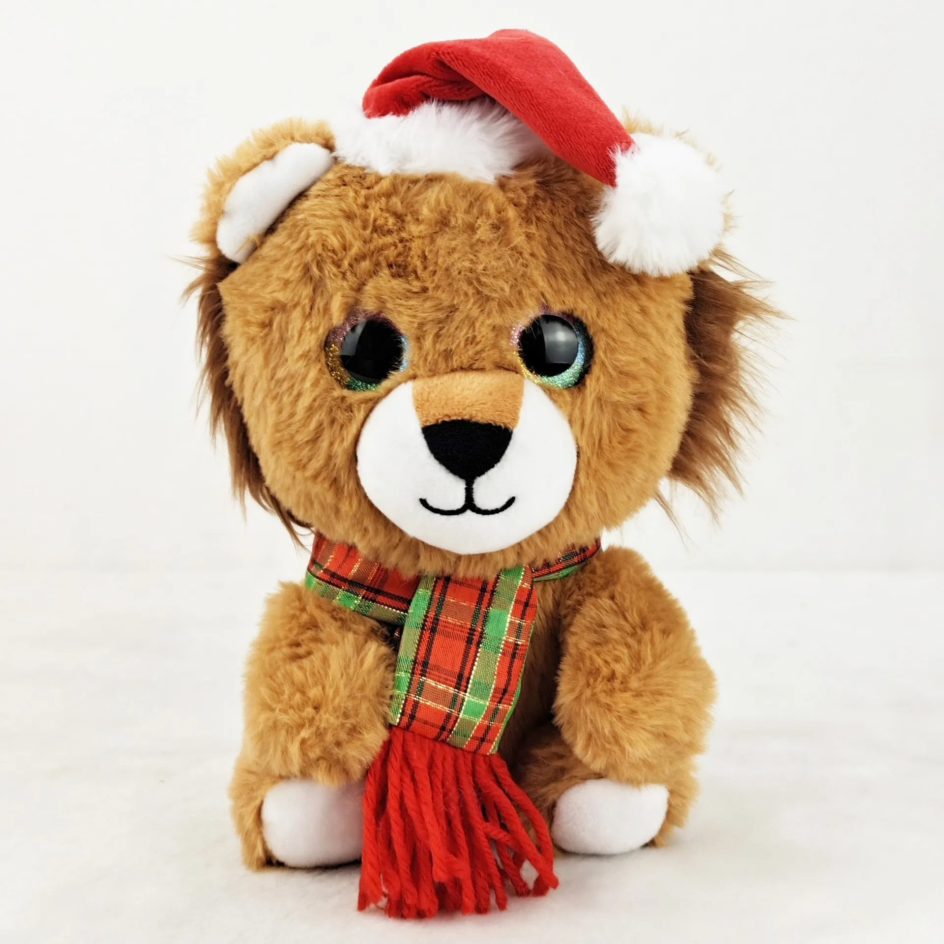 Wholesale customization stuffed teddy bear animal dog deer reindeer soft plush toy Christmas doll toy supplier for kids gift