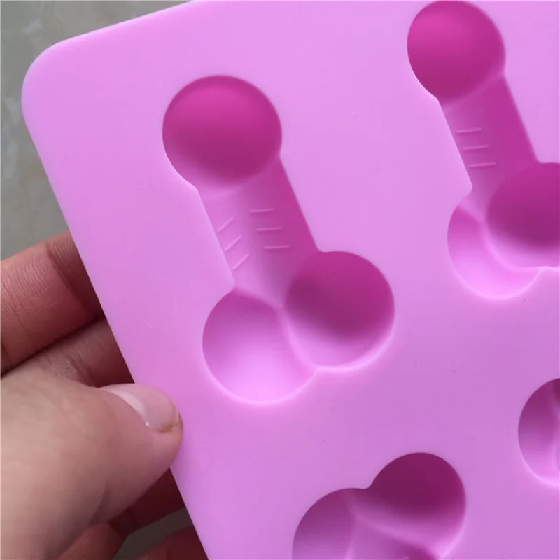 Birthday party supplier penis silicone cake mould silicone molds 8 cavity ice cube molds