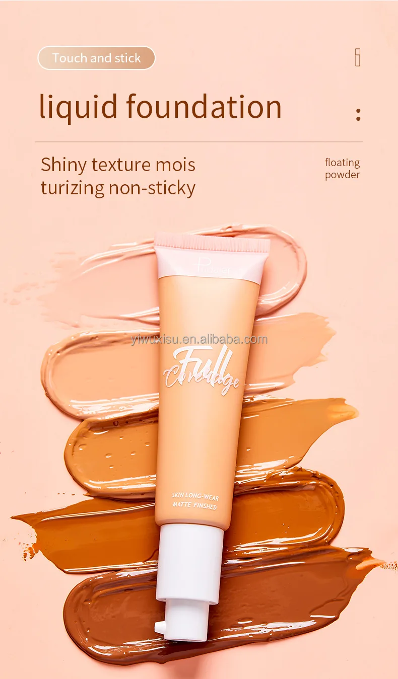 Private Label Face Beauty Foundation Makeup Waterproof And Matte Oil Control Foundation