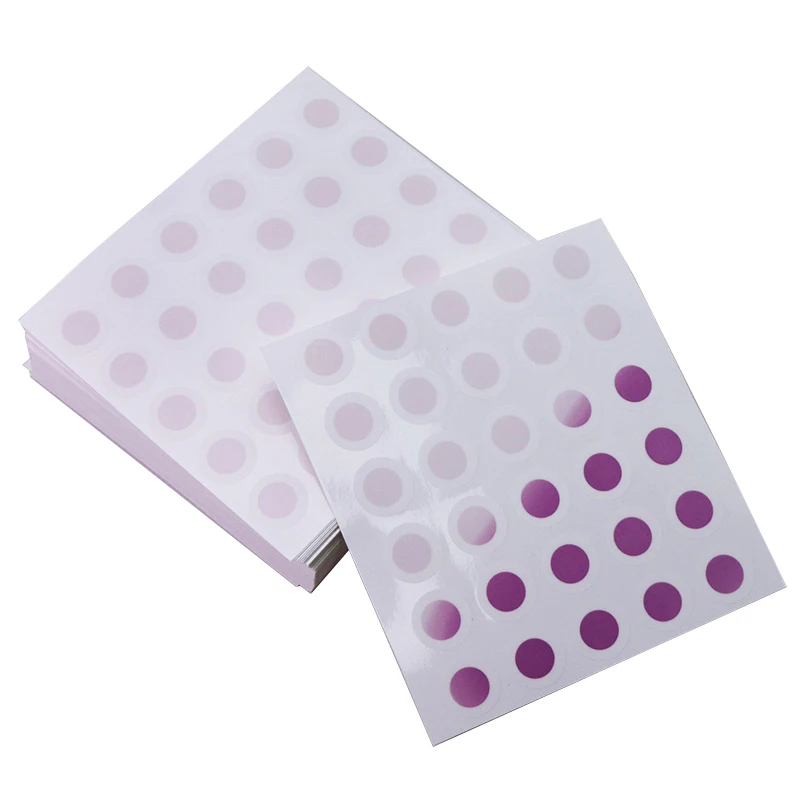 Spot 15mm Waterproof Clear Transparent Vinyl UV Detection Testing Color Changing Sunscreen Stickers