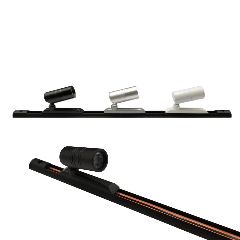 LED magnet led light dimmable led under cabinet light 12V 24V 1W 1.5W 2W 3W Mobile magnetic track spotlighting