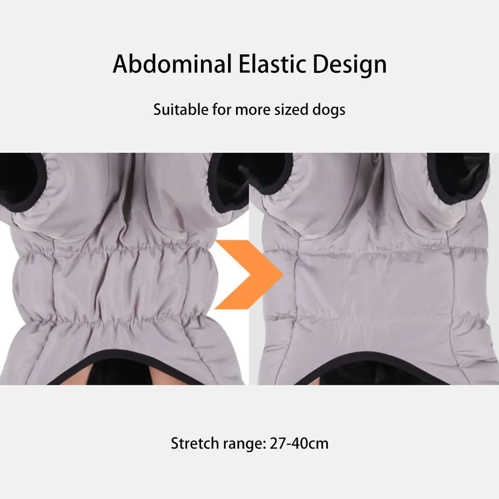 Wholesale Pet Clothing Luxury Pet Clothes Medium Large Dog Keep Warm Night Reflection Cotton Padded Pet Clothes