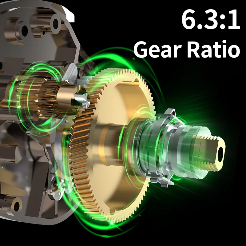 LINNHUE Fishing Reel CD2000 5+1bbs  6.3:1 Max Drag 6kg Baitcasting Reel For Seawalter Distant Wheel Fishing Pesca Reel Fishing