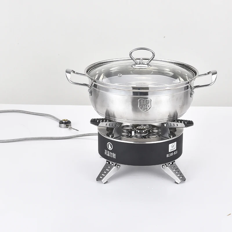 Bulin BL100-B18 Wholesale Price High-power Camping Propane Stove 7 Burners Outdoor Portable Gas Stove