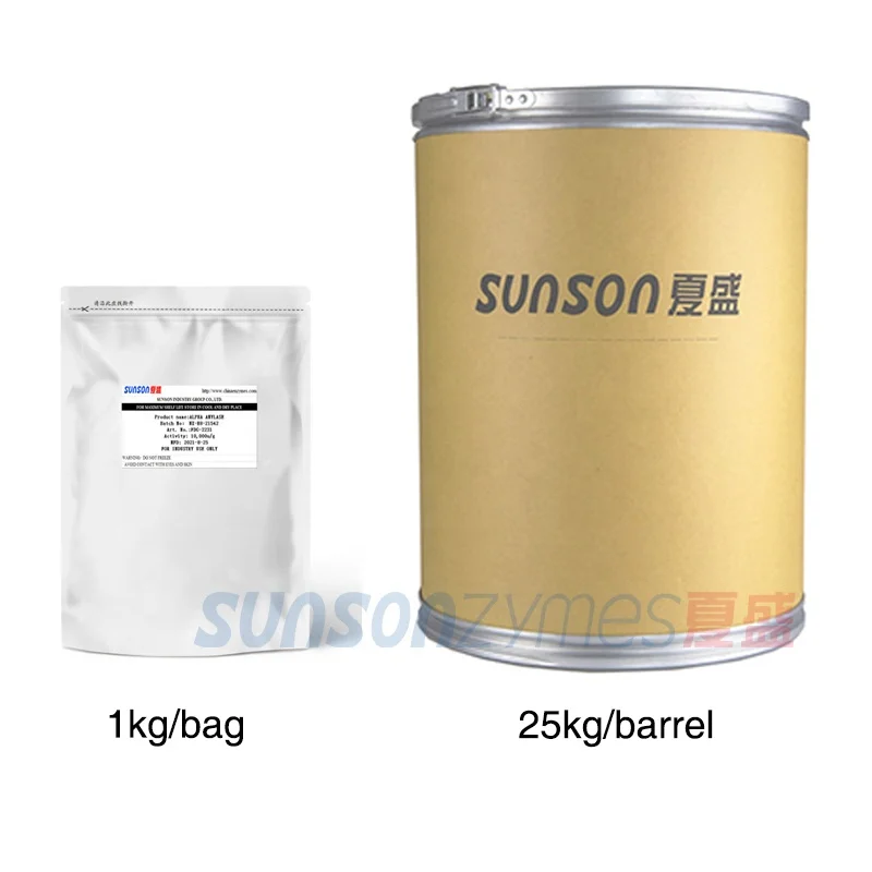 Fungal Diastase Fungal Alpha Amylase Food Grade Powder Non GMO for Bread Baking, Food Processing,etc.