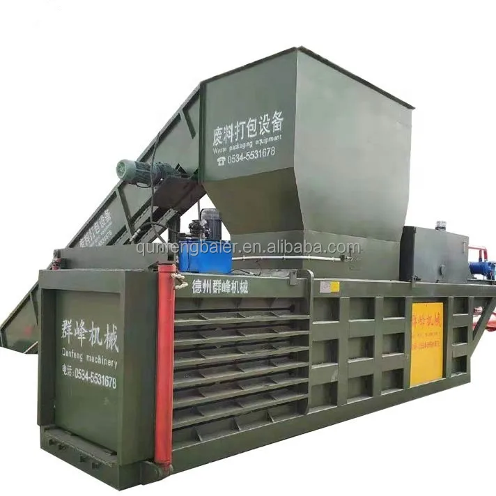 horizontal baler machine automatic cotton baling press machine