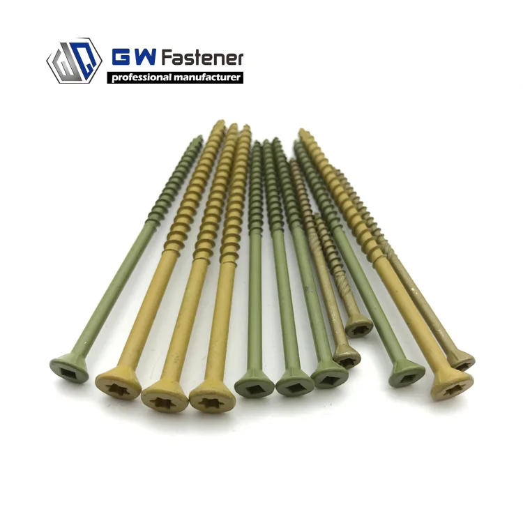 Type 17 ACQ Lumber Torx Wood Screw Exterior Deck Screws Ruspert Ceramic  robertson screw