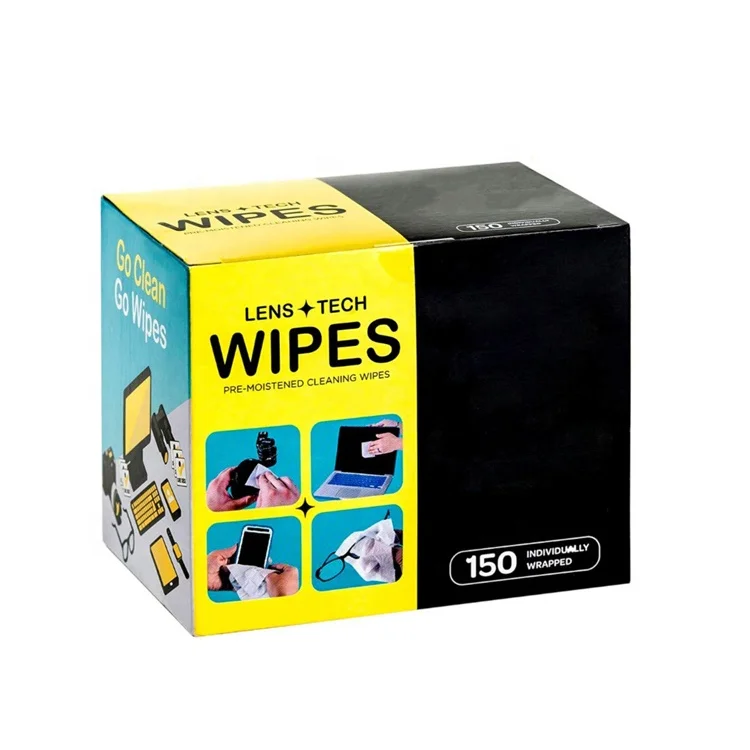 150Pcs Optical Anti Fog Lens Wipes For Glasses, Lens Cleaning Wipe For Lens And Screens