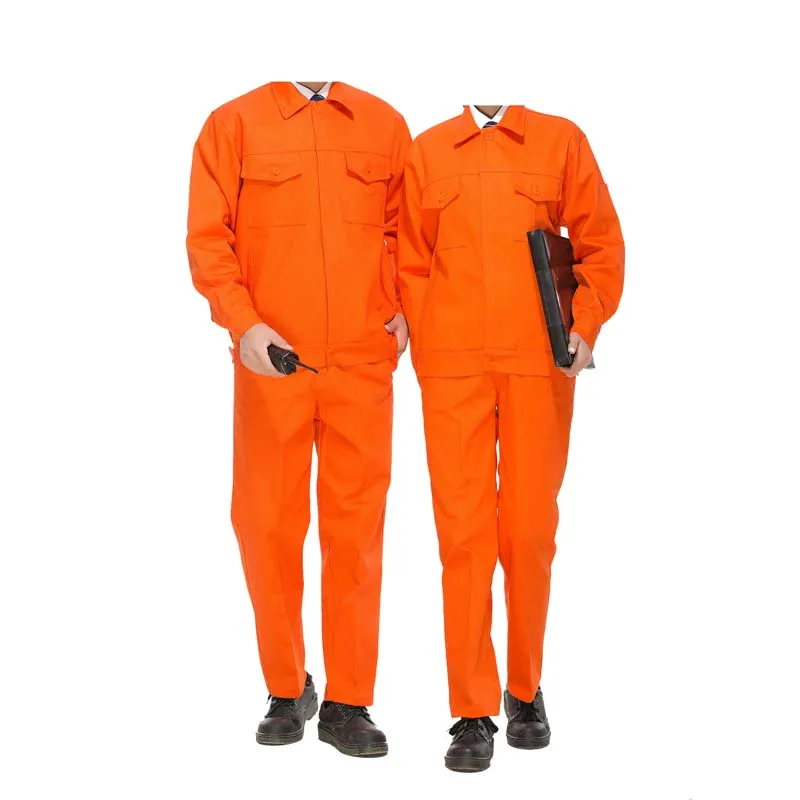 Hot Sale Customized Flame Retardant EN 11612 FR Cotton Workwear Suits