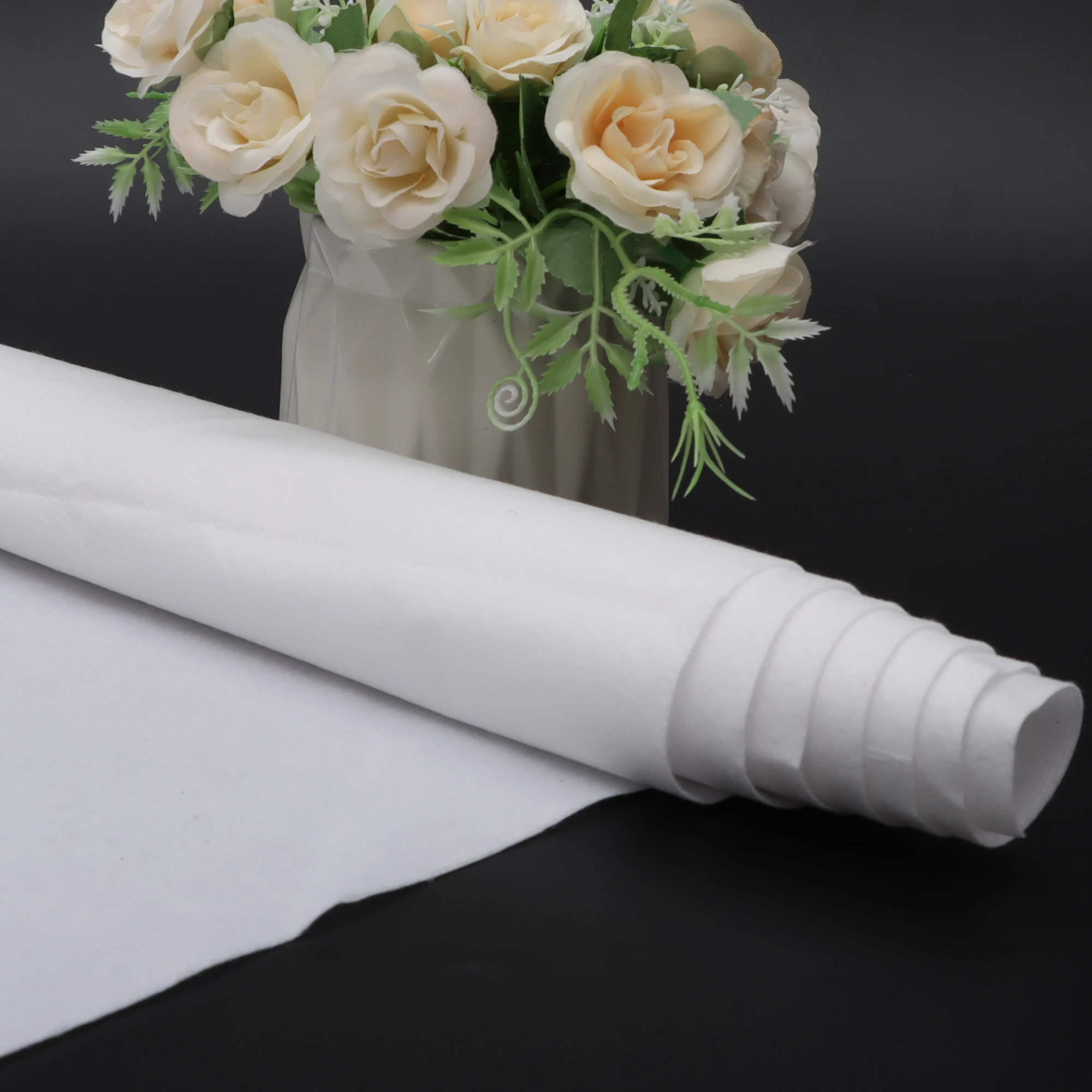 Textile Fabric Suppliers Custom Brushed Composite Non Woven 100 Polyester Fabric For Clothing