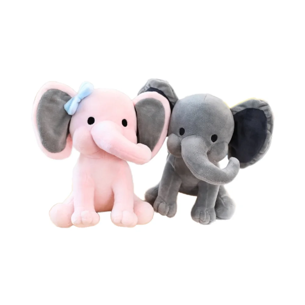 Custom New Manufacturer Baby Elephant Stuffed  Plush Toy Graduation Elephant Plush Pillow Gift For Kids