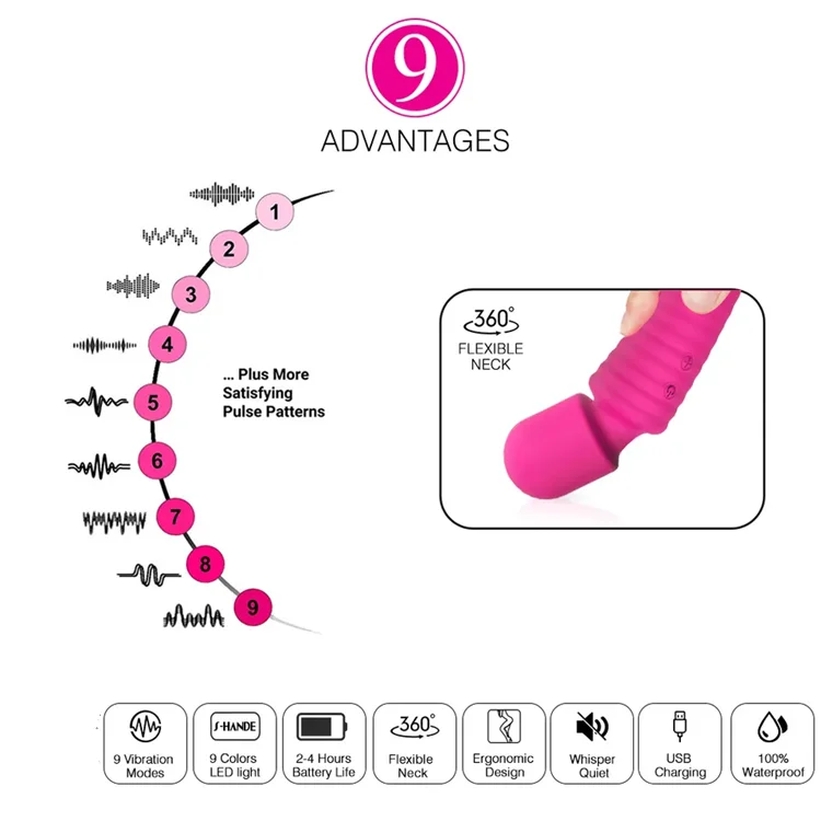 Magic Toy Vibration Waist Therapy Machine Pillow Vibrating Tools Massage Vibrator Electric Massager Hot Wand Massage