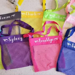 Wholesale Custom Luxury Beach Bags For Kids Mesh Shell Toy Summer Mesh Beach Bag