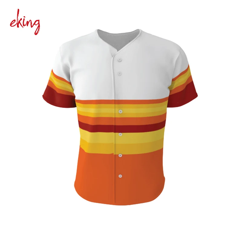 Custom plain baseball jersey tee shirts red and white wholesale