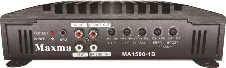 12v 4 channel 2500w class ab high power professional car amplifier