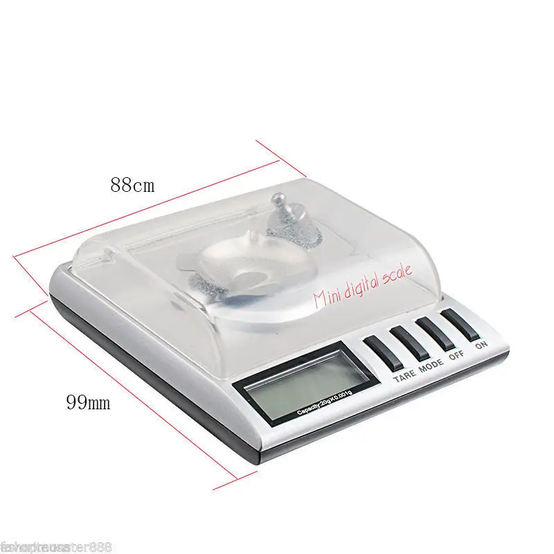 Smart Weigh 20g x 0.001 grams Digital Milligram Jewelry Scale, Reloading, Jewelry and Gems Scale