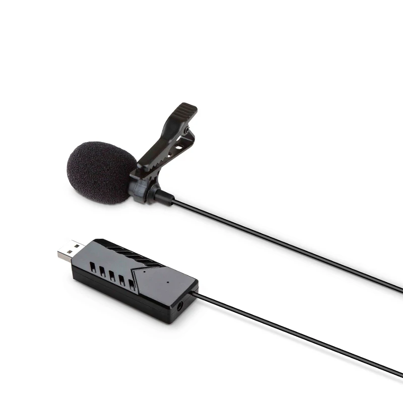 USB Omnidirectional Lavalier Microphone Computer For Yoga TikTok game Live broadcast