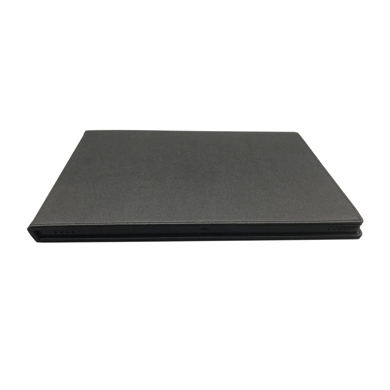 Customized Luxury PU Leather 5 Inch 7 Inch 10 Inch Digital Video Greeting Gift Card LCD Screen Video Brochure