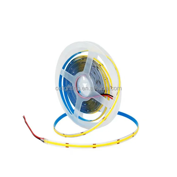 Dotless 12v 24v COB Led Strip Light Luce Luz Tira Ruban Band Cinta Fita Licht Tape Diode Streifen Snake Ribbon Diode Striscia