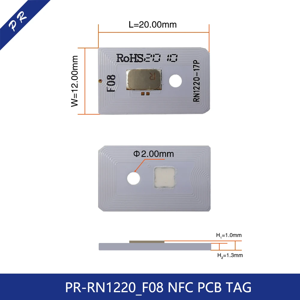 13.56MHz MIFARE Plus 1K 2K 4K High Temperature PCB RFID Tag