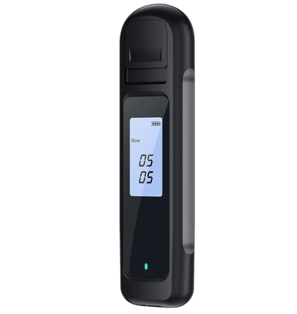 Portable Non Contact Alcohol Breath Tester with Digital Display Screen USB Rechargeable Breathalyzer Analyzer High Accuracy