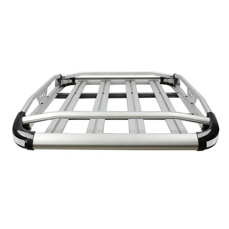 TIROL Hot Selling High Quality Universal Car Hard Top Luggage Roof Rack Luggage Cargo Carrier Aluminium Roof Basket