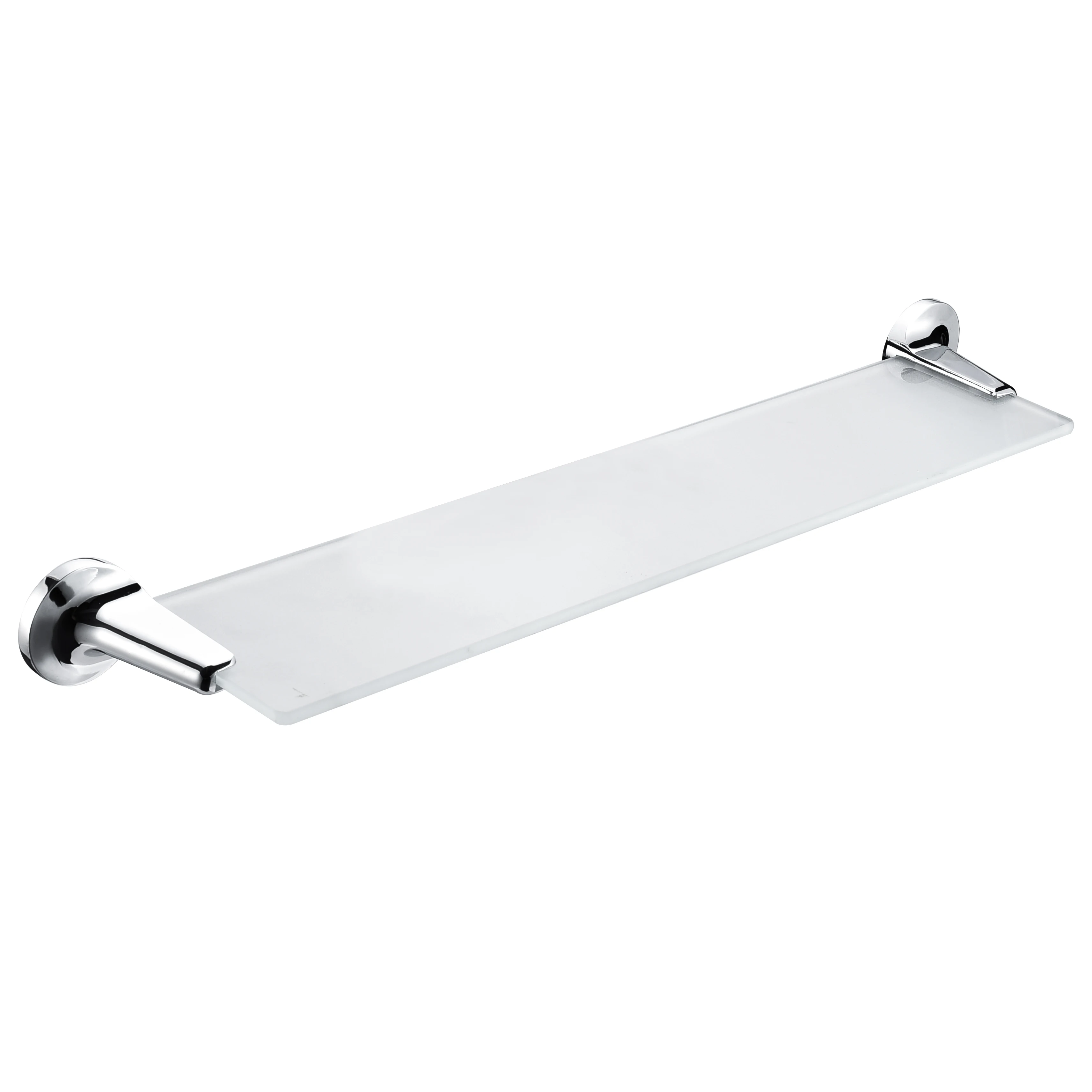 square corner shelf single hanging corner shelf glass chrome nickel brush bathroom shelf