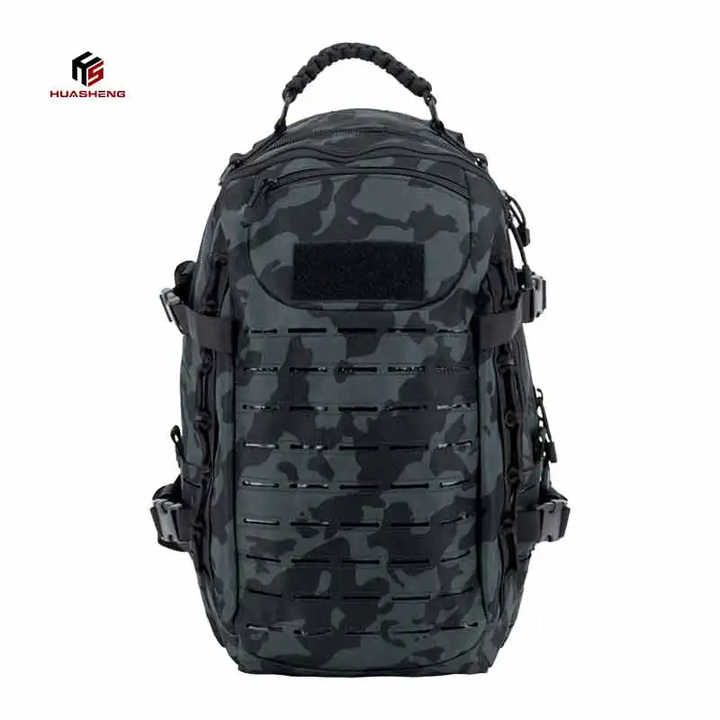 Laser Cut MOLLE System 25L Outdoor Sport Camping Hiking Climbing Bag Tactical Camouflage Backpack