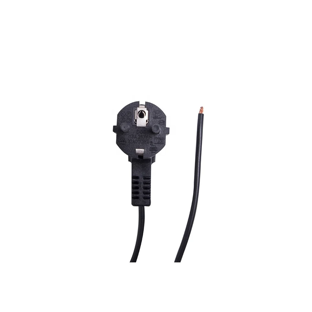 VDE /CE Certificate Europe standard 250V 16A power plug 3 prongs schuko plug power cord