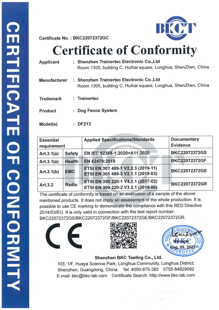 Underground Wireless Dog shock collar Fence System Dual Function With Remote Dog Training Collar Safe Pet Containment 20AWG Wire