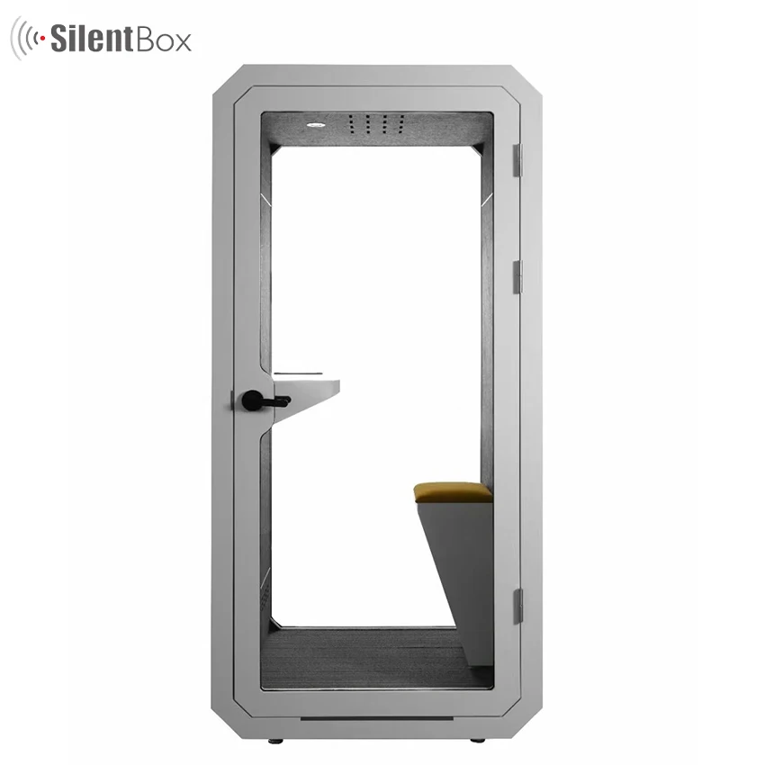 SilentBOX Soundproof Private S Size Sound Proof Noise Insulation Mobile Office Phone Telephone Booth