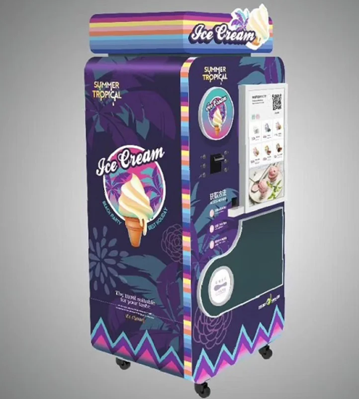 Коммерческая машина для производства мороженого/автоматический торговый автомат для мороженого