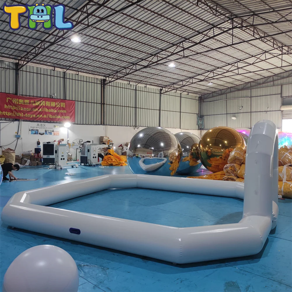best PVC custom inflatable race track for bumper cars inflatable race track
