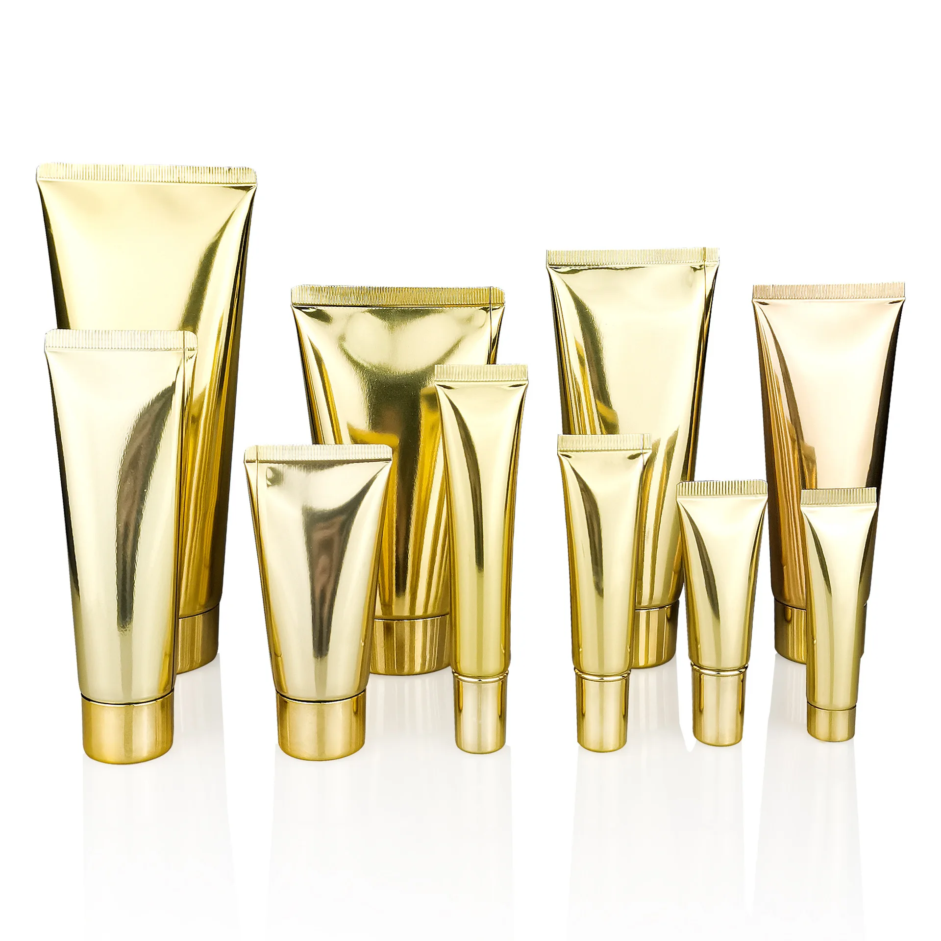 Custom Tube Aluminum Plastic Tube Laminated High Gloss 10ml20ml30ml40ml50ml Empty Skin Cream Lotion Cosmetic Tube Packaging