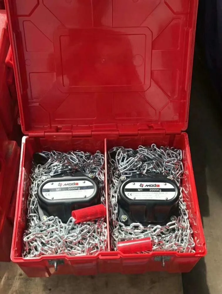 LX8 099 Manual Chain hoist with the lightest hand pulling force with galvanized chain