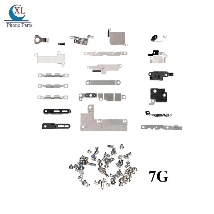 Replacement Full Set inner Spare Small Metal Parts Holder Bracket for iPhone 11 12 13 14 Pro Max 12 13 Mini 14 Plus with Screw