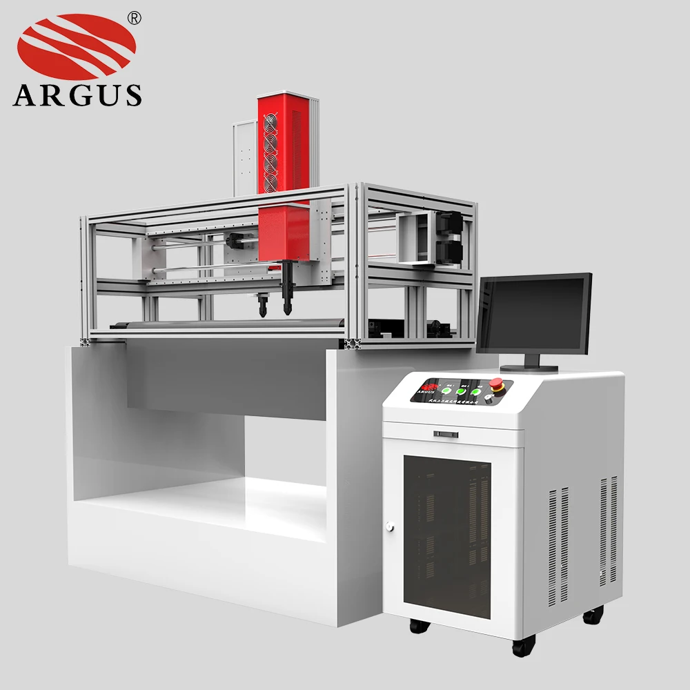 ARGUS New CO2 Laser Scoring Machine Digital Control System Flexible Film Packaging Roll Roll Functional Windows Pulsed Mode AI