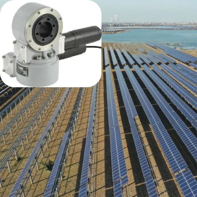 3 Inch IP66 Sdd3 Vertical dual Axis Solar Tracker Slew Drive with 12VDC Motor  for Solar Tracker and Solar Dish