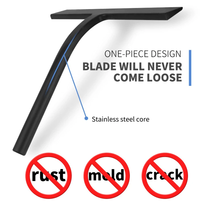 9 inches silicone shower cleaner black for bathroom mirror shower squeeze 9 inches